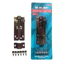 Шпингалет дверной 75 мм, в блистере, медь, АС 2203 (3313)