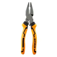 Плоскогубцы 200 мм, оранжевые, металл черный, 0783-8, "MAXIMUM" MX 08397